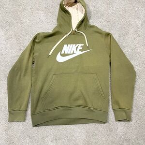 Nike Hoodie Adult XL Green Hooded Sweatshirt Hoodie Logo